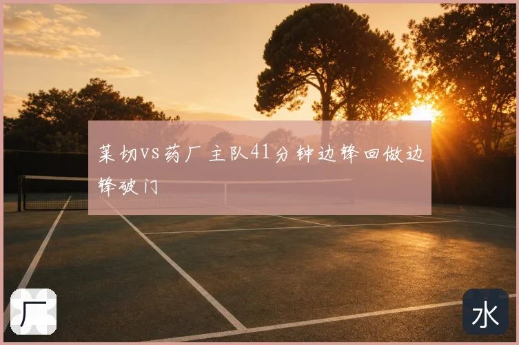 莱切vs药厂主队41分钟边锋回做边锋破门